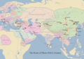 Image 58Map of Marco Polo's travels (from History of Asia)