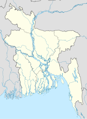 Dhaka trên bản đồ Bangladesh