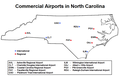 Image 13Commercial Airports in North Carolina (from Transportation in North Carolina)