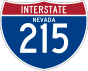 Interstate 215 marker