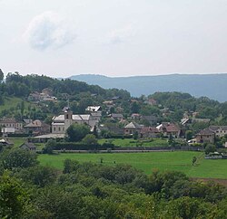 Skyline of Marcellaz-Albanais