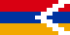 Bandera de la República d'Artsakh