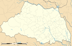 Mapa konturowa prefektury Saitama, blisko prawej krawiędzi na dole znajduje się punkt z opisem „Misato”