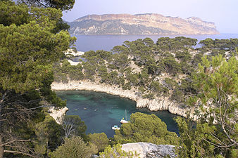 La calanque de Port-Pin.