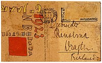 Postkarte von Theo van Doesburg