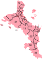 Organizzazzjoni territorjali (Mahé)