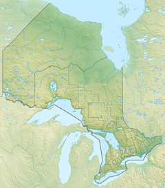 Larder River (Ontario) is located in Ontario