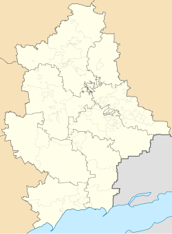 Bazhane is located in Donetsk Oblast