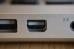 Mini DisplayPort pieslēgvieta Apple MacBook