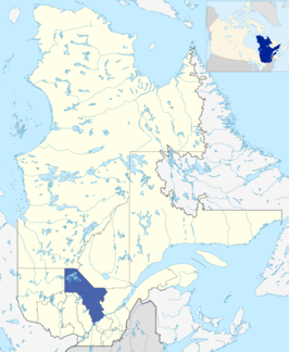 Kaart van Mauricie