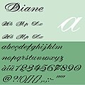 Schrift Diane, 1956