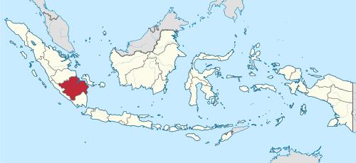 Wawidangan Sumatra Selatan ring Indonésia