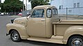 '47 Chevy pickup with non-stock C-pillar window