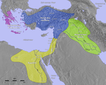 Herrschaftsgebiet der großen Völker um 1400