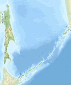 根室海峡の位置（サハリン州内）