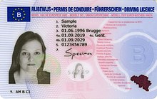 Belgium driver’s license 2019