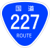 National Route 227 shield