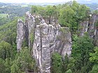 Blick zur Felsenburg Neurathen vom Ferdinandstein