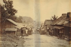 Street at Kanagawa in Japan - presumably 1863-1865