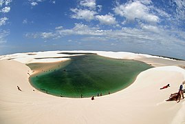 Parco nazionale dei Lençóis Maranhenses, appartenente alla fascia di Clima steppico