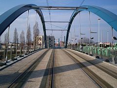 Le Pont de bondy du tramway.