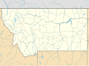 Hysham está localizado em: Montana