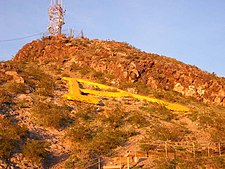 "A" Mountain next to Sun Devil Stadium