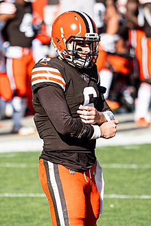 Image of Baker Mayfield for the Browns.