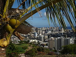 Skyline of Honolulu, Hawaii