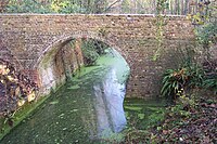 Canal alongside the glazing mill