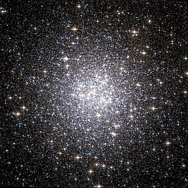 Messier 53 soos afgeneem deur die Hubble-ruimteteleskoop. (Bron: Nasa/STScI/WikiSky)