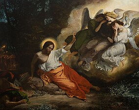 Eugène Delacroix, Le Christ au Jardin des Oliviers (1827).