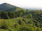 The Malvern Hills may have inspired Tolkien to create parts of the White Mountains.[31]