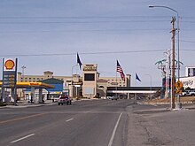 A five-lane asphalt highway