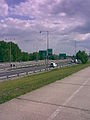 Autoroute D2 à Bratislava (vers la Hongrie).