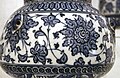 Iznik monochrome ware mosque lamp