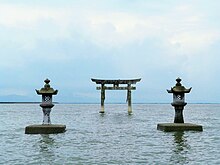 永尾神社の海中鳥居（熊本県宇城市）