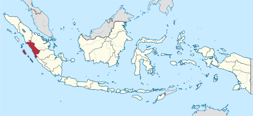 Wawidangan Sumatra Barat ring Indonésia