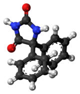 Model kroglic in paličic molekule febitoina