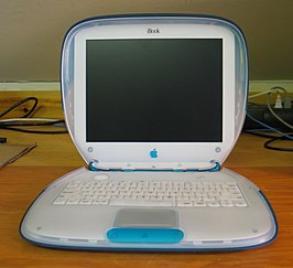 De originele "Blueberry" iBook Clamshell