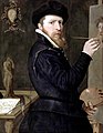 Q984253 zelfportret door Isaac Claesz. van Swanenburg gemaakt in 1568 geboren op 19 augustus 1537 overleden op 10 maart 1614