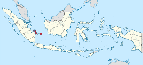 Wawidangan Kepulauan Bangka Belitung ring Indonésia