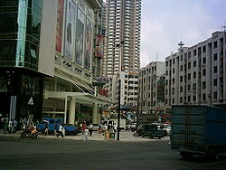 Zhangmutou town centre in 2006