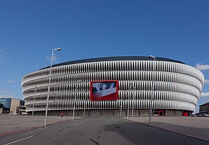 San Mames estadioaren hegoaldeko ikuspegia.