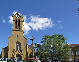 The church in Saint-Vérand