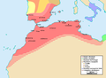 Image 24The Almohad empire at its greatest extent, c. 1180–1212 (from History of Morocco)