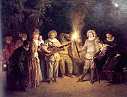 L'amour au Théâtre-Italien, Antoine Watteau (c. 1718)