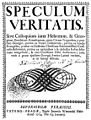 Titulní strana spisu Speculum Veritatis (1714)