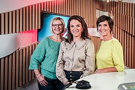 De presentatrices van De Madammen in september 2020