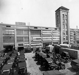 The first Ford assembly plant in La Boca, Buenos Aires, c. 1921